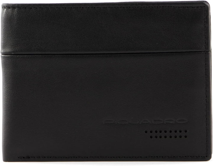 Piquadro Urban Börse mit Münzfach 13 cm Black