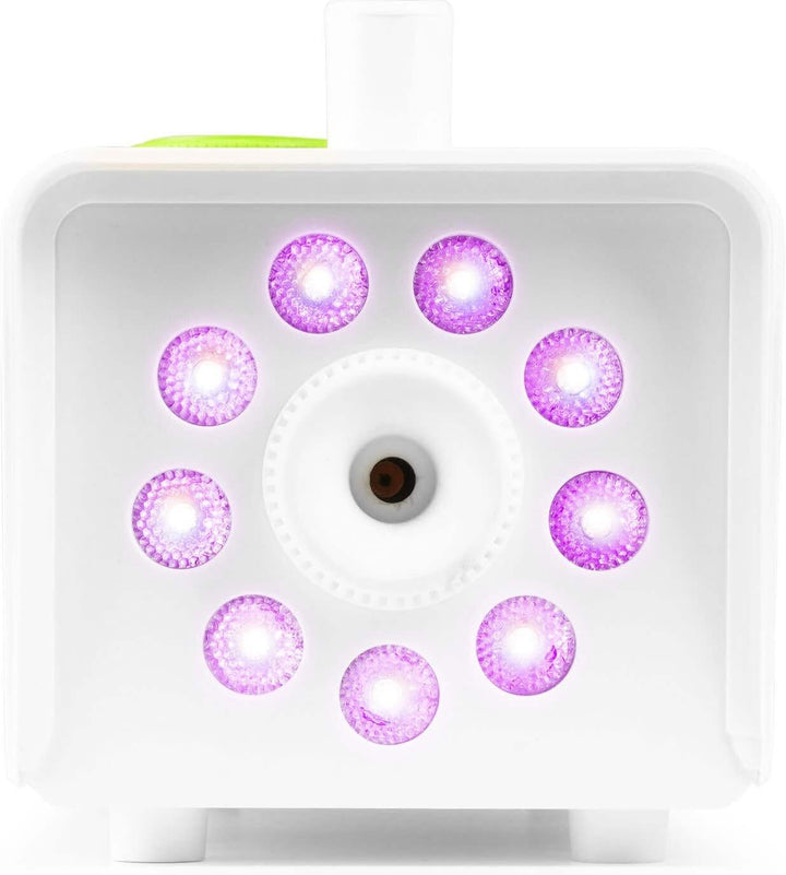 Fuzzix F509LW Nebelmaschine Mini mit LED Lichteffekt und 5 Liter Nebelfluid, 500 Watt mit Fernbedien