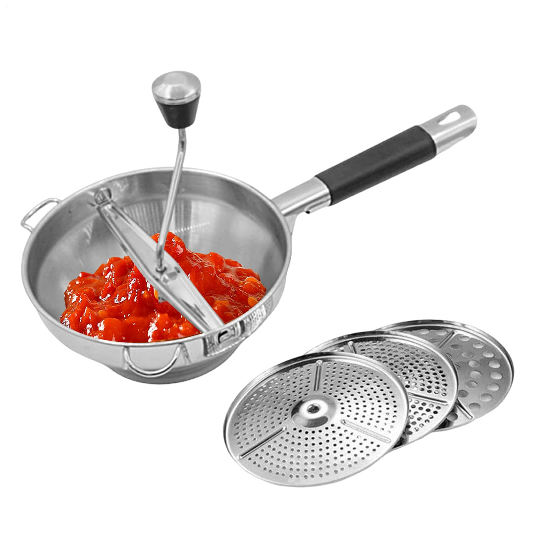 Kartoffelstampfer, Passiermühle Für Suppe Marmelade Brei Saucen | Lebensmittelechter Edelstahl Zerkl