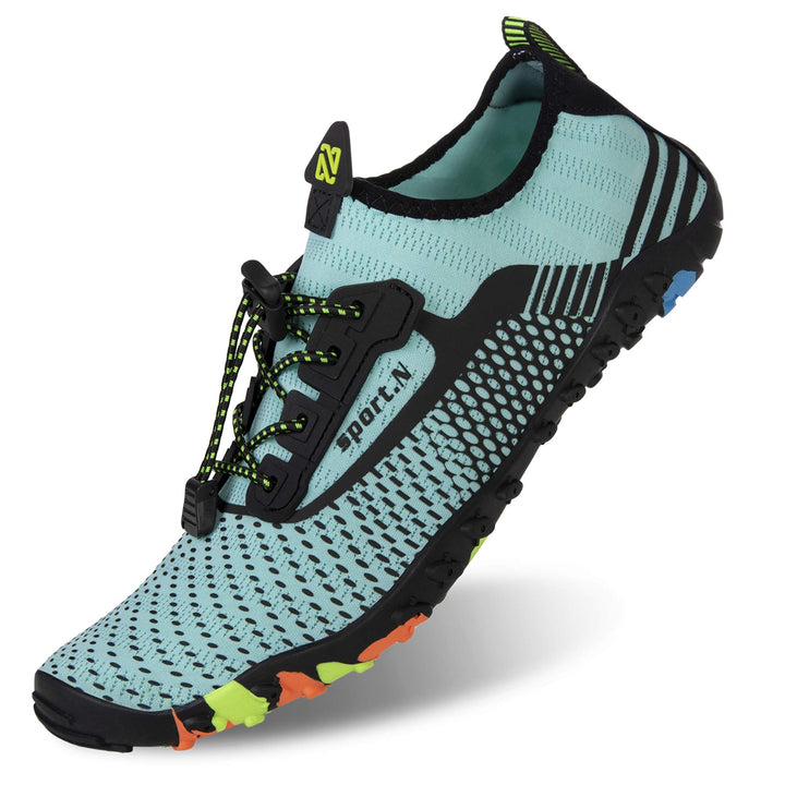 IceUnicorn Strandschuhe Badeschuhe Damen Herren Schwimmschuhe Aquaschuhe Sommer Schnell Trocknend Su