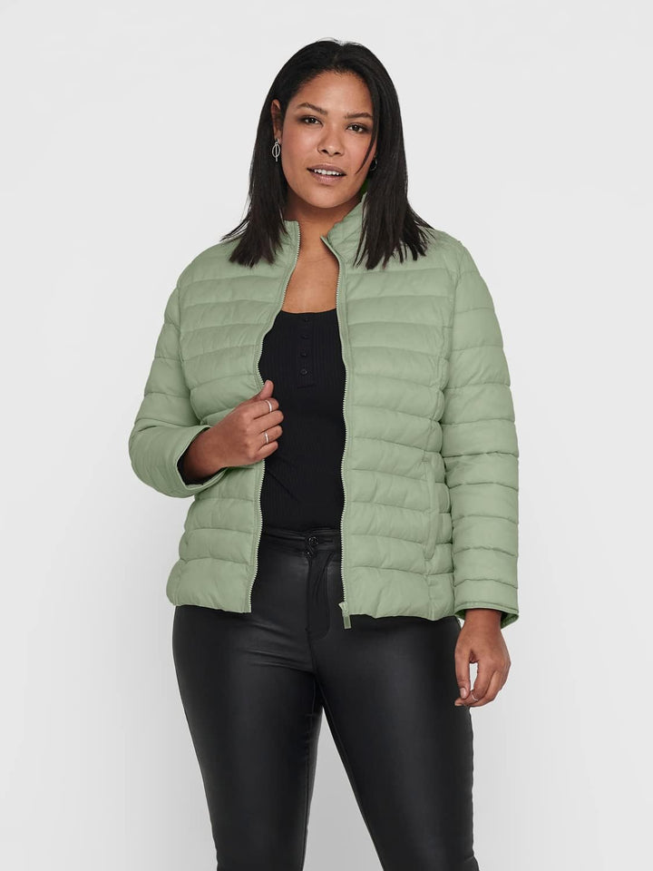 ONLY CARMAKOMA Damen Cartahoe Quilted Jacket OTW Steppjacke XL Reseda, XL Reseda