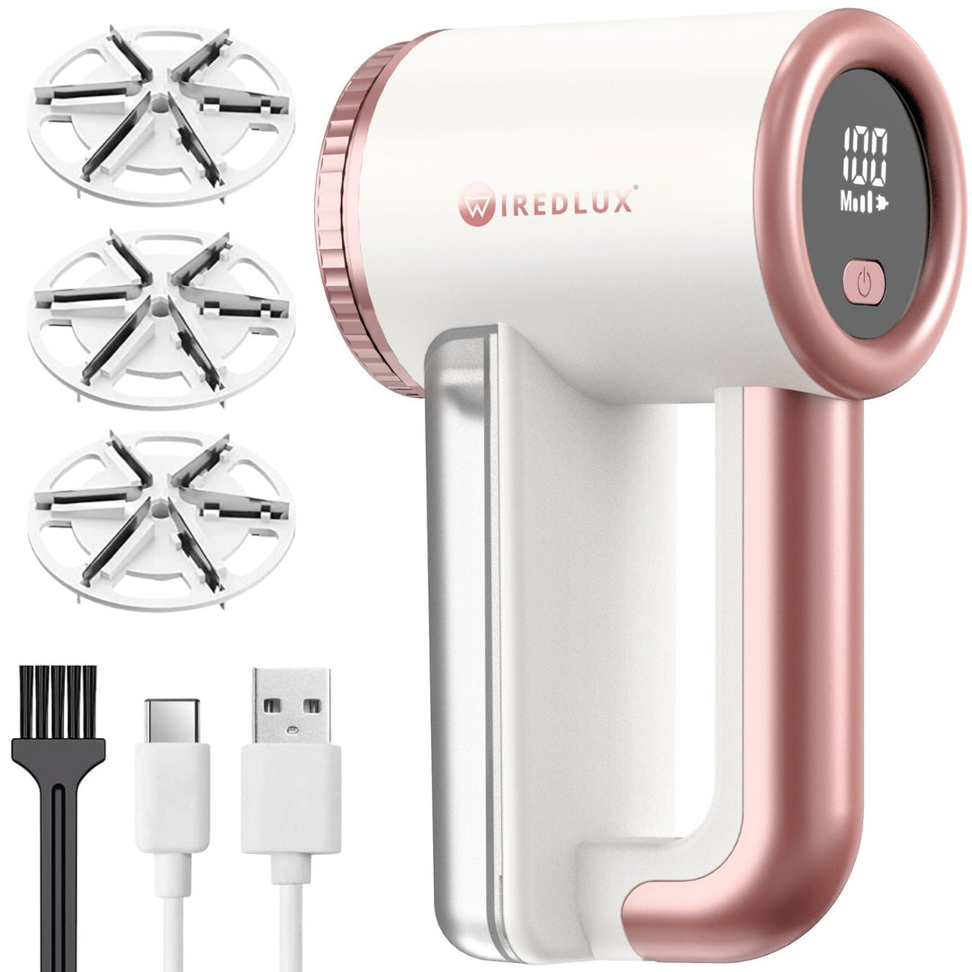 Fusselrasierer Elektrisch WiredLux - Wiederaufladbarer Fusselentferner für Kleidung & Möbel - Einste