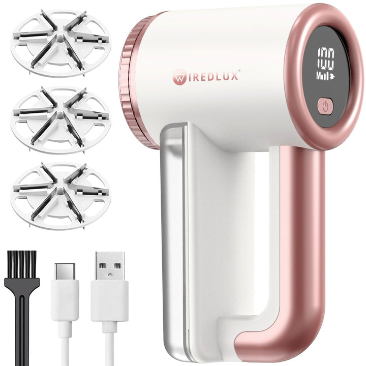 Fusselrasierer Elektrisch WiredLux - Wiederaufladbarer Fusselentferner für Kleidung & Möbel - Einste