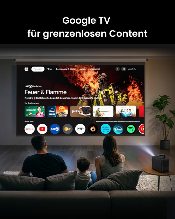 NEBULA Cosmos 4K SE Smart-Beamer, 4K High-Brightness-Projektor mit Dolby Vision, 200" Grossbildschir