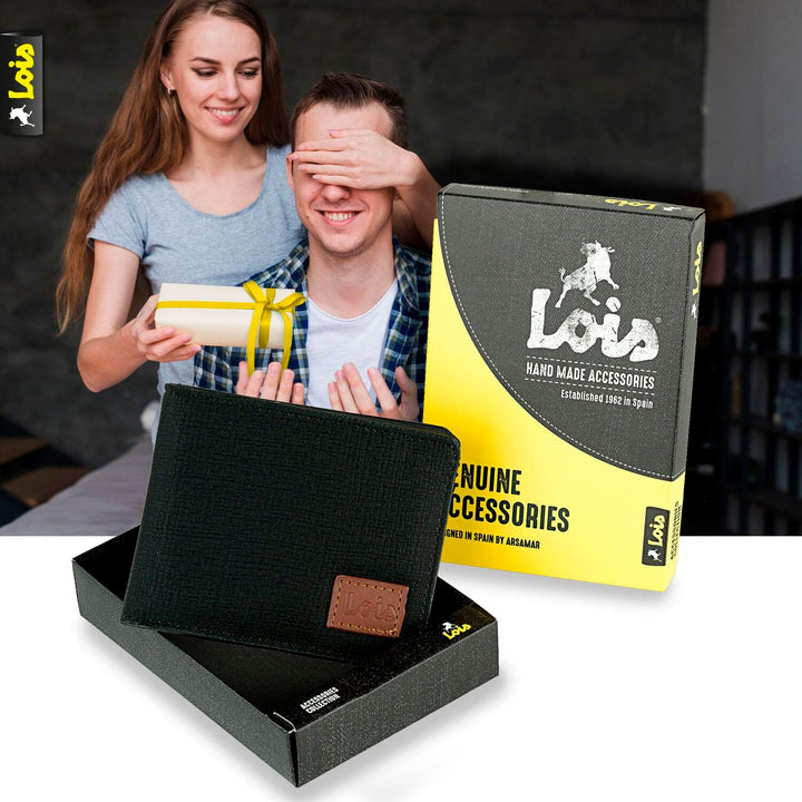 Lois - Portmonee Jungen Teenager, Geldbeutel Jugendliche Jungen, Portemonnaie Stoff, Geldbeutel Jung