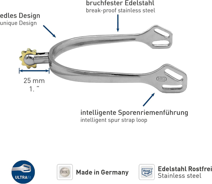 Sprenger - Ultra FIT Sporen Comfort Roller Soft Point