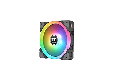 Thermaltake SWAFAN EX12 RGB PC Cooling Fan TT Premium Edition 3 Pack, 120mm 120mm Schwarz