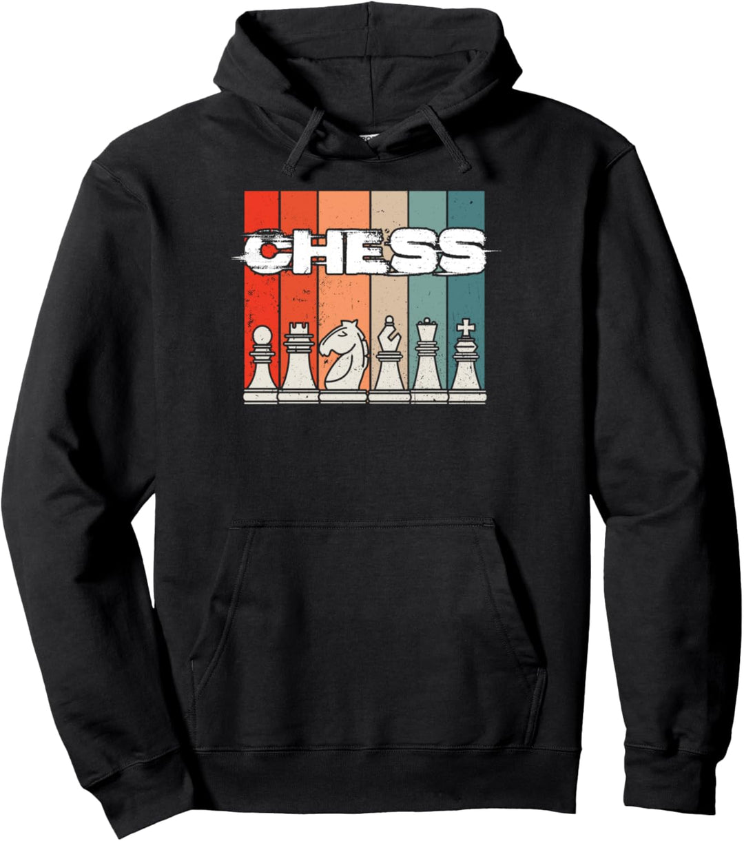 Schach Pullover Hoodie