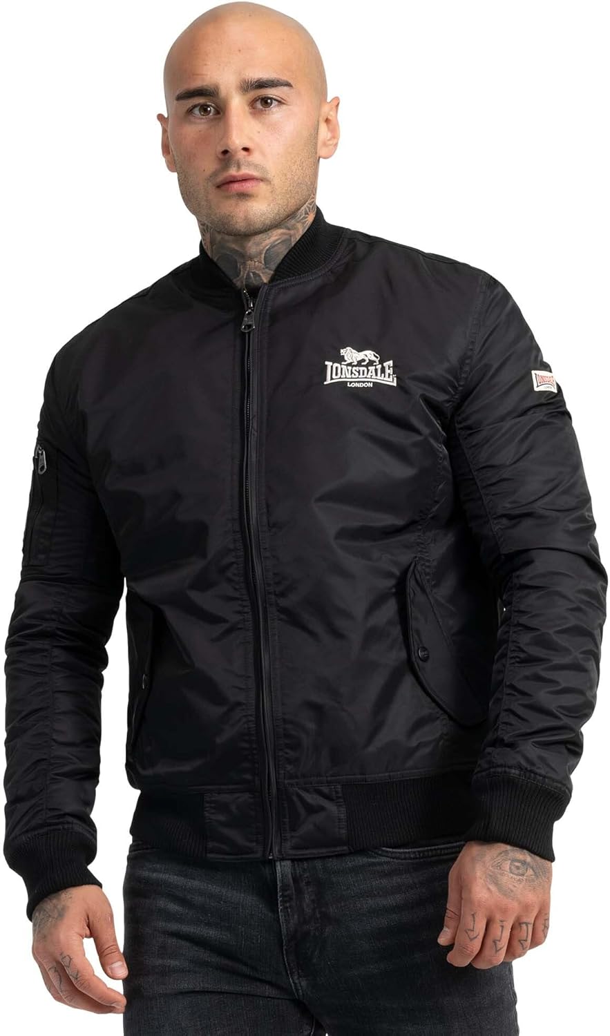 Lonsdale Herren Tern Hill Jacke XL Schwarz, XL Schwarz
