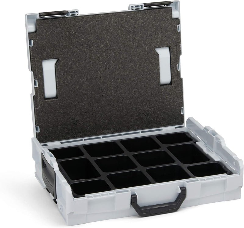 12Bosch Sortimo L-Boxx 102 Werkzeugkoffer-Set Grau anpassbar mit Ihrem Logo | bestückt mit L BOXX 10
