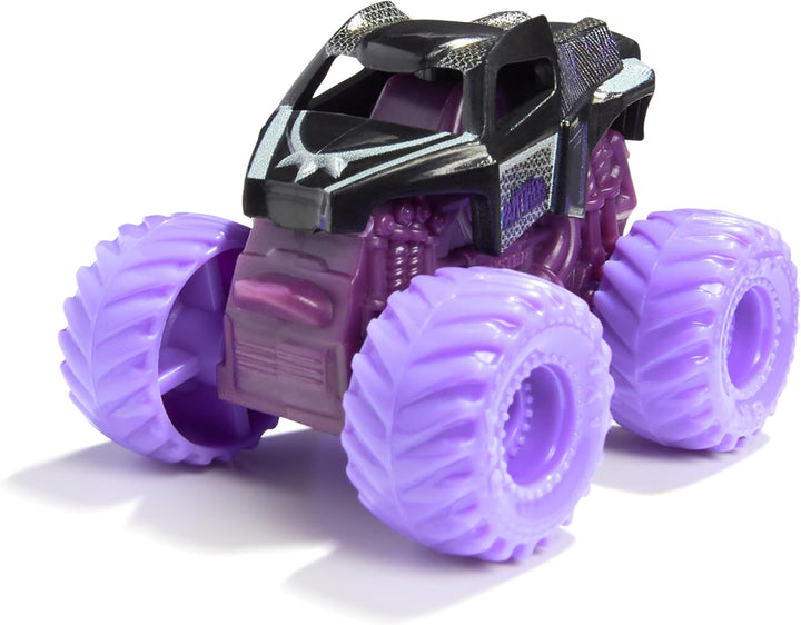 Monster Jam, Marvel Offizieller Mini-5er-Pack mit Mystery-Sammel-Monster-Truck, Massstab 1:87, Überr