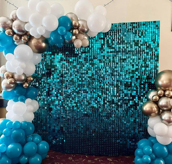 Kate Shimmer Wall Panels Pailletten Blauer See Wand Pailletten Hintergrund Party Panels für Party De