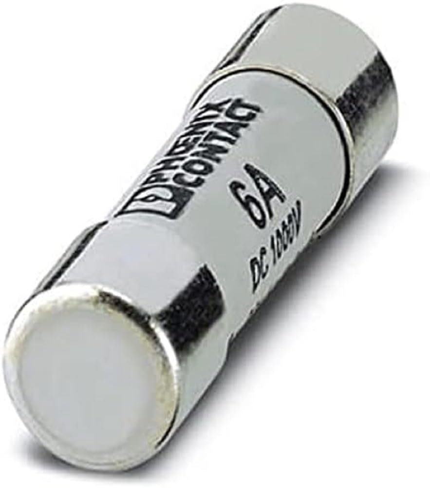 PHOENIX CONTACT FUSE 10,3X38 6A PV Sicherung, 10,3 mm x 38 mm, bis 1000 V DC, 6A gPV Charakteristik,