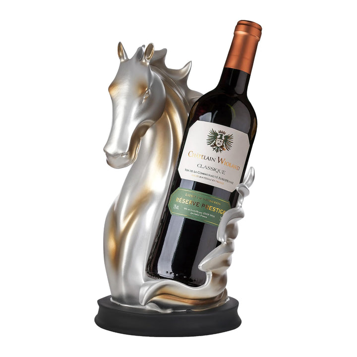 Weinflaschenhalter Weinregale Tischplatte Pferdestatue als Zuhause Küche Weinkeller Dekorative Aufbe