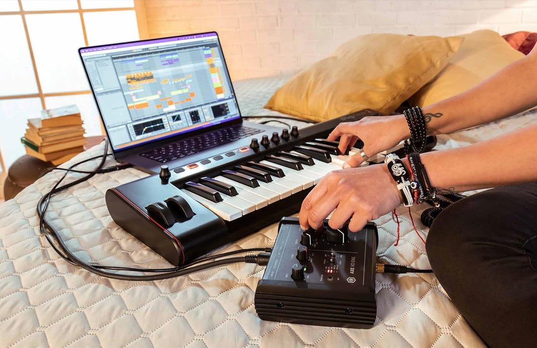 IK Multimedia AXE I/O ONE, Kompaktes USB-Gitarren-Audio-Interface mit einstellbarer Eingangsimpedanz