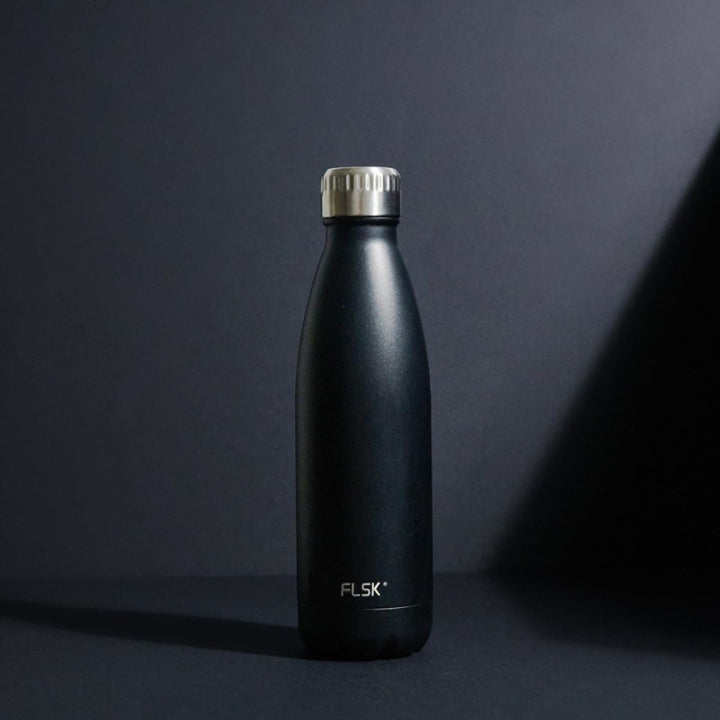 FLSK Trinkflasche – Premium Edelstahl Thermosflasche – 100% auslaufsicher & kohlensäuregeeignet – hä