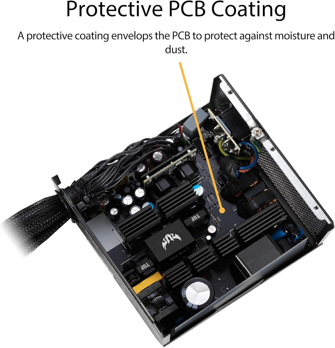 ASUS TUF Gaming 650W Netzteil (80 Plus Bronze, 0db-Technologie, 80cm 8-Pin CPU-Anschluss) TUF Gaming