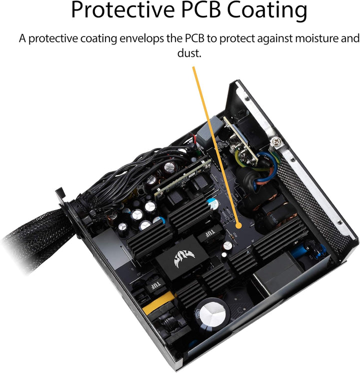 ASUS TUF Gaming 650W Netzteil (80 Plus Bronze, 0db-Technologie, 80cm 8-Pin CPU-Anschluss) TUF Gaming