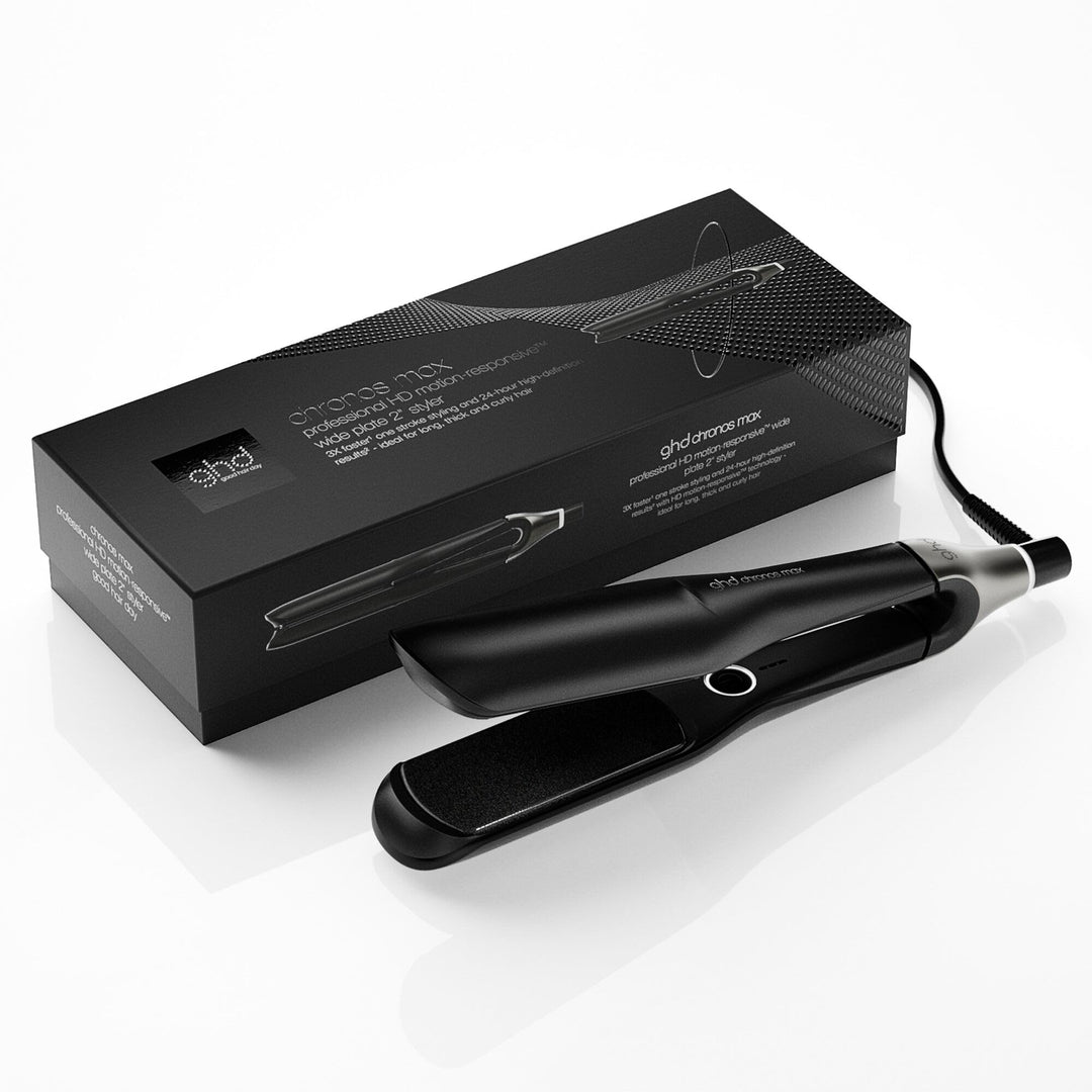 ghd chronos max Breites Glätteisen: Ideal für dickes, langes & lockiges Haar, smarter Styler, 85% gr