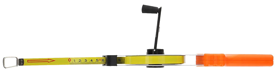 PRODIAMANT Stahl Massband 30m Lang Massbandbreite 13mm Rollbandmass mit Zentimeter und Millimeter Sk
