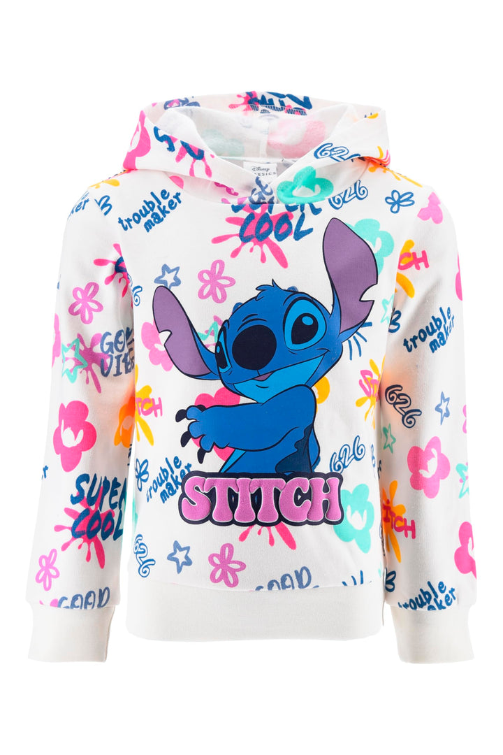 Disney Stitch Mädchen Kapuzenpullover, Design Weiches Textil Sweatshirt, Pullover für Mädchen, Gröss