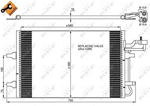 NRF 35842 Kondensator, Klimaanlage