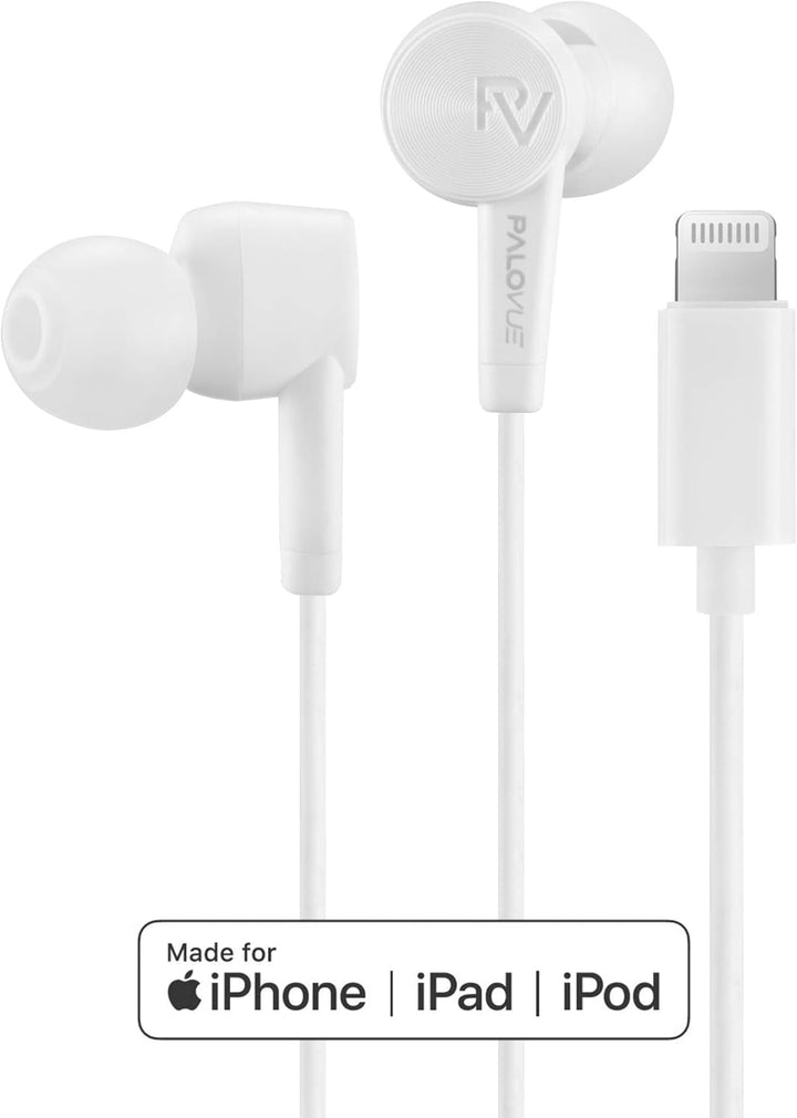 PALOVUE Lightning Kopfhörer Ohrhörer Ohrstöpsel Kompatibel iPhone 13 12 11 Pro Max iPhone X XS Max X