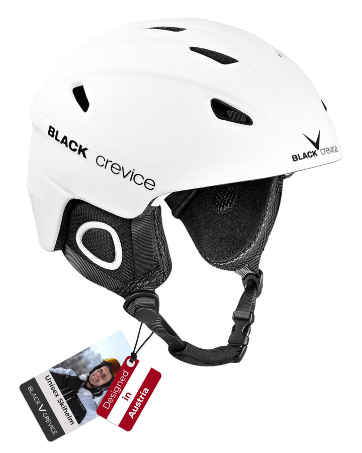 Black Crevice Skihelm Kitzbühel I Ski-Helm in sportlichem Design I Skihelm Herren & Damen I Skihelm