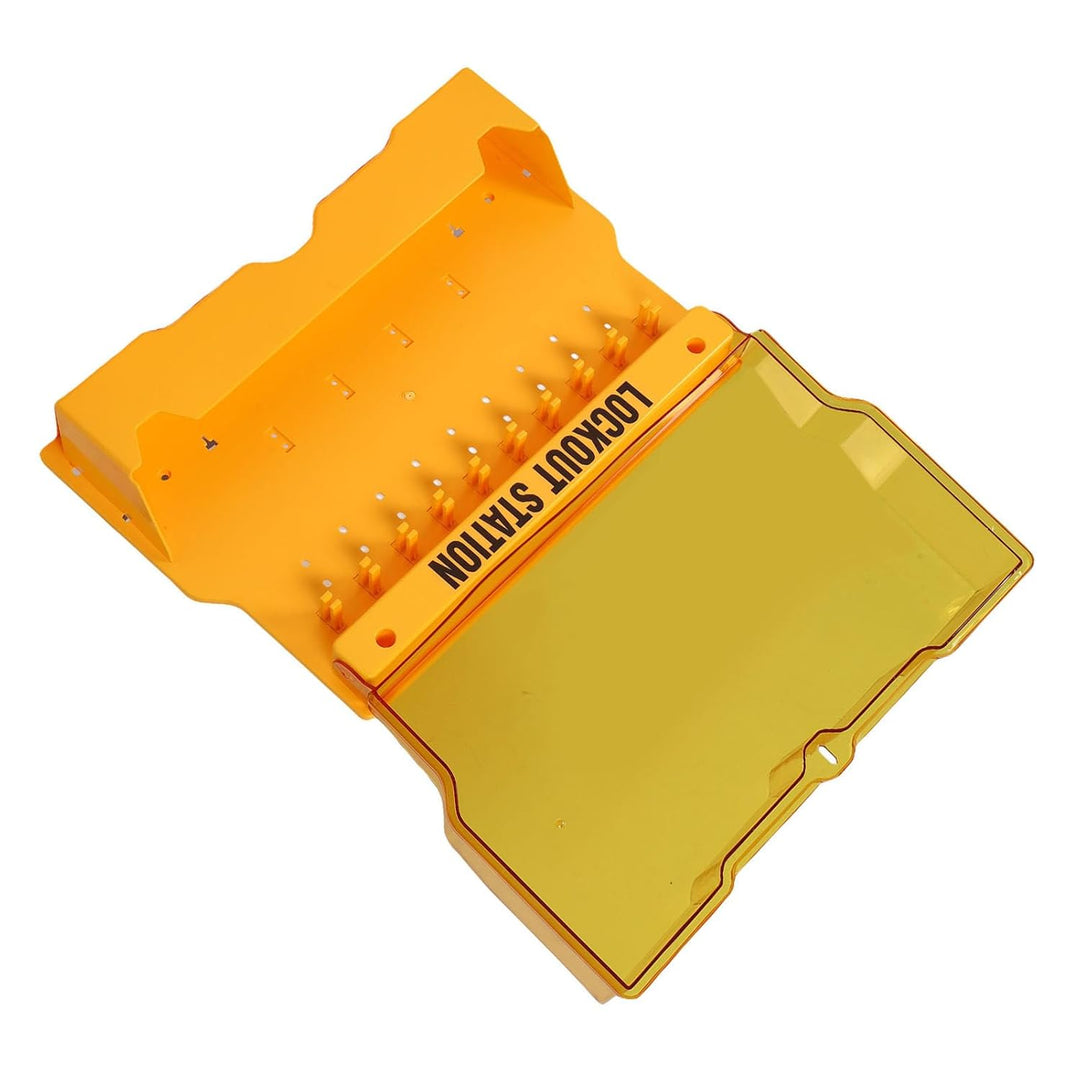 Sorandy Lockout -Tagout -Station, Lock Out Kit mit Abdeckung für die Aufbewahrung, Wandmontierte Ele