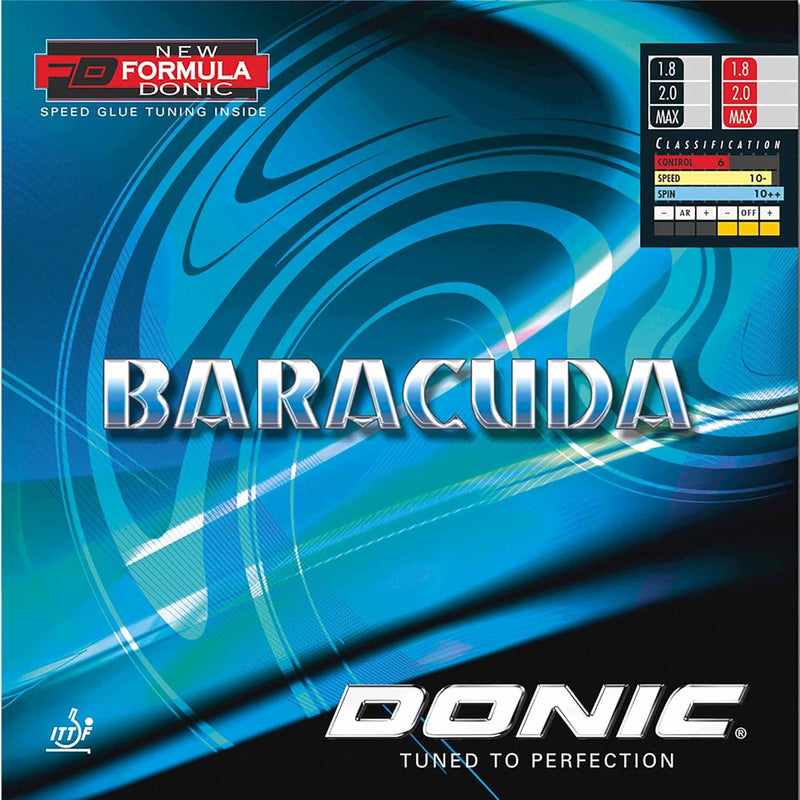 DONIC Belag Baracuda blau 2,0 mm, blau 2,0 mm