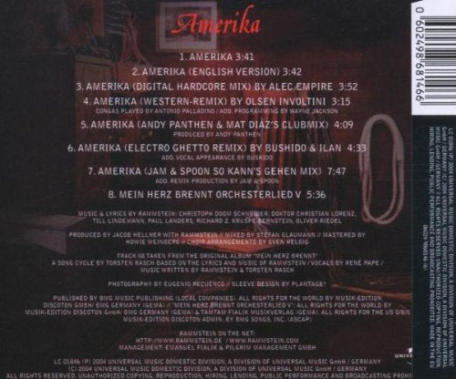 Amerika, Audio-CD