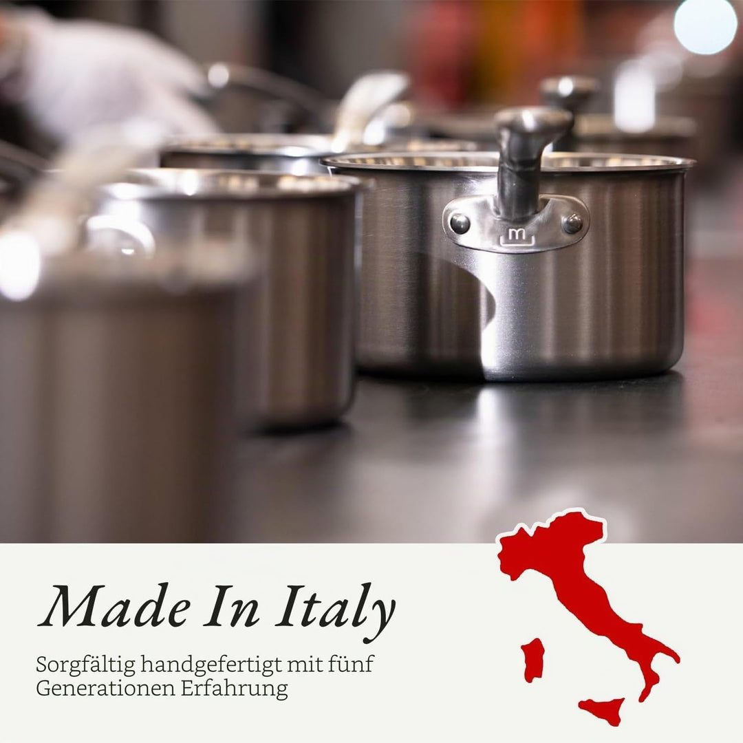 Made In Cookware – 25,4 cm Edelstahl-Bratpfanne – 5-lagige Edelstahlbeschichtung – Professionelles K