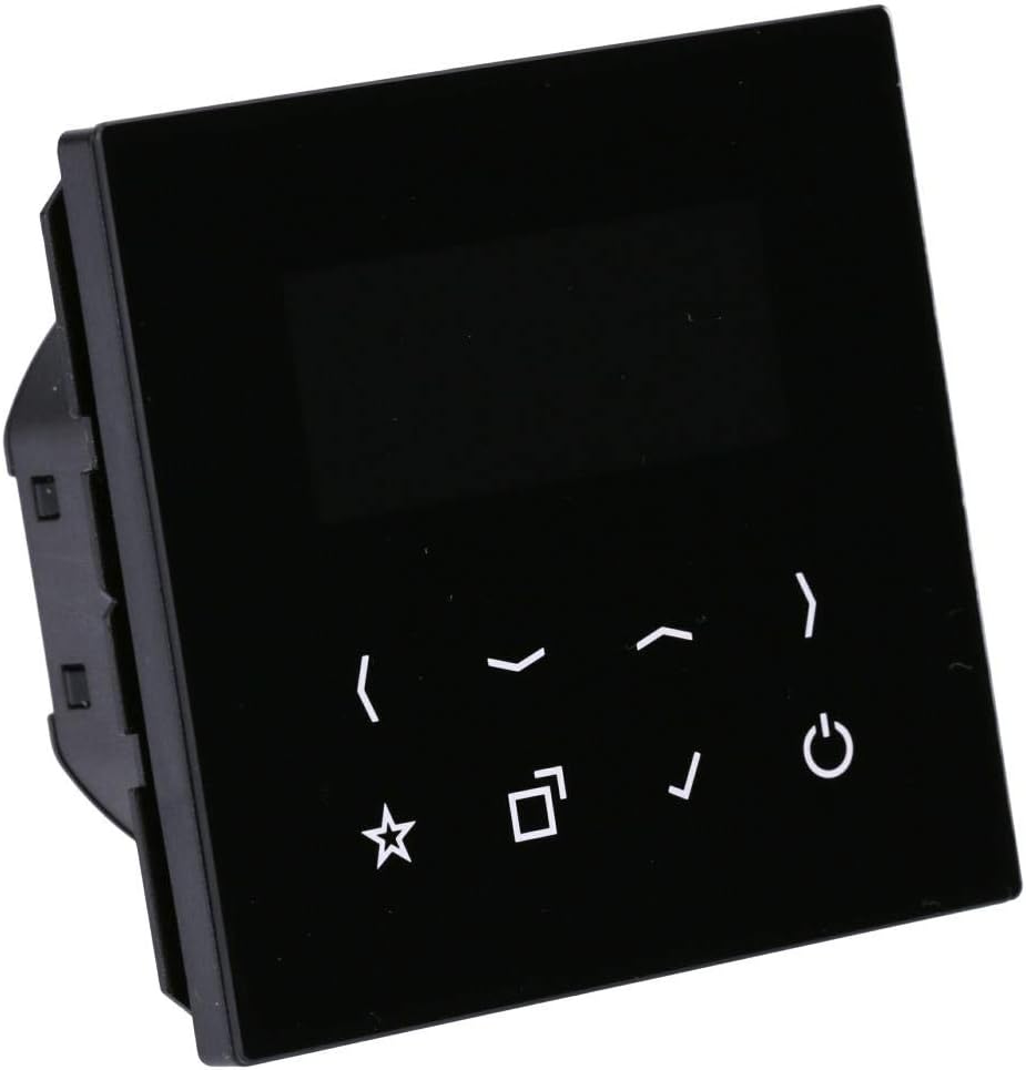 Jung Smart Radio DAB Bluetooth Komplett-Set Serie LS Schwarz DABLSBTSW mit 1-Fach Rahmen LS981SW