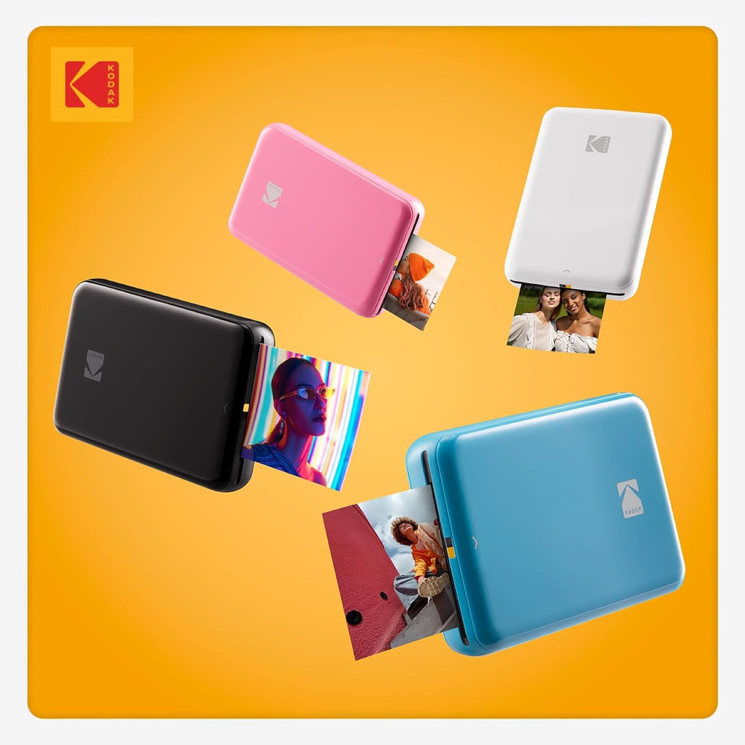 KODAK Step Slim Sofort-Smartphone-Fotodrucker - Tragbarer schlanker Farb-Mobilfotodrucker - Zink 2x3