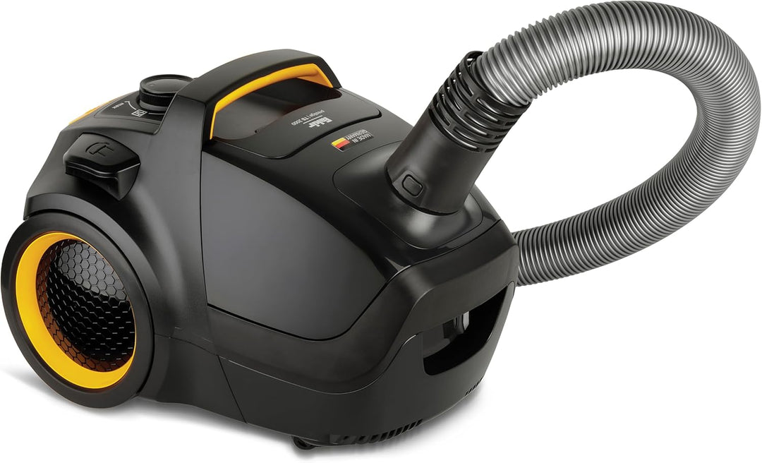 Fakir Air WAVE Prestige TS 2000 - Bodenstaubsauger mit Beutel, HEPA 13 Filter, Extrem leise, 4,5l, S