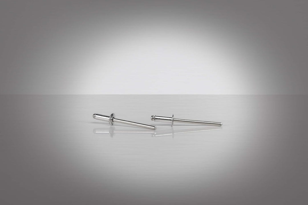 GESIPA | 500x Alu - Blindnieten Ø 4,0 x 10,0mm | Für Materialstärke: 5,0-6,5mm | Nieten in Industrie