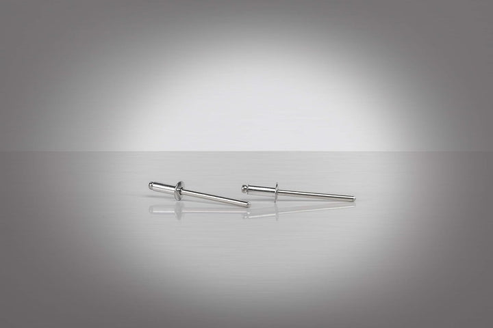 GESIPA | 500x Alu - Blindnieten Ø 4,0 x 10,0mm | Für Materialstärke: 5,0-6,5mm | Nieten in Industrie