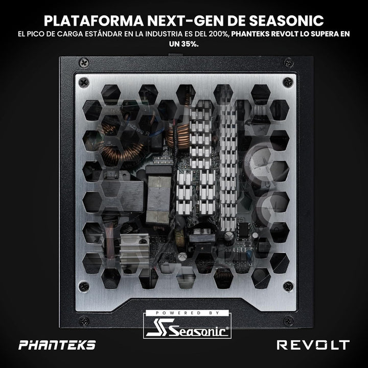 Phanteks (PH-P1600TR_BK01C) Revolt 1600W 80PLUS Titanium, ATX 3.0, PCIe 5.0, voll modular. Nur Netzt
