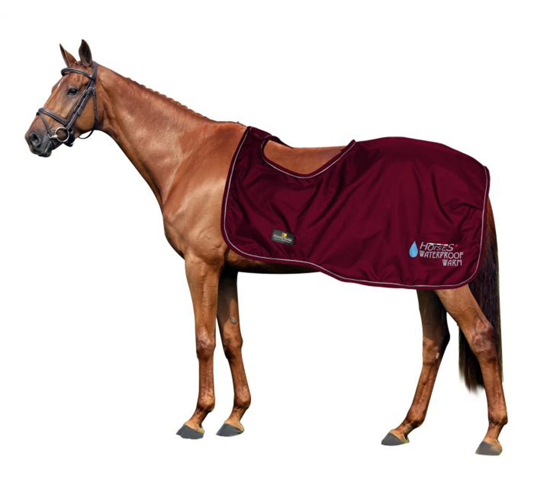 Horses, Pferdedecken Horses Waterproof Warm, Wasserdicht, Weich, Bequem und Warm, Langlebig, Bordeau