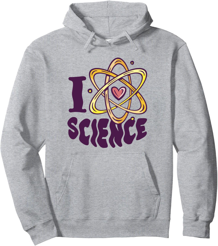I Love Science l Lehrer Studentin Wissenschaftlerin Grafik Pullover Hoodie