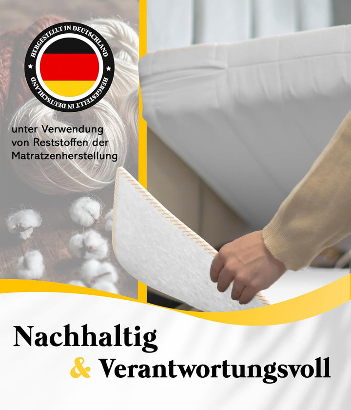 Medicline Matratzenschoner, Matratzenunterlage Filzschoner für Lattenrost 2x80x200 - Matratze - Neu