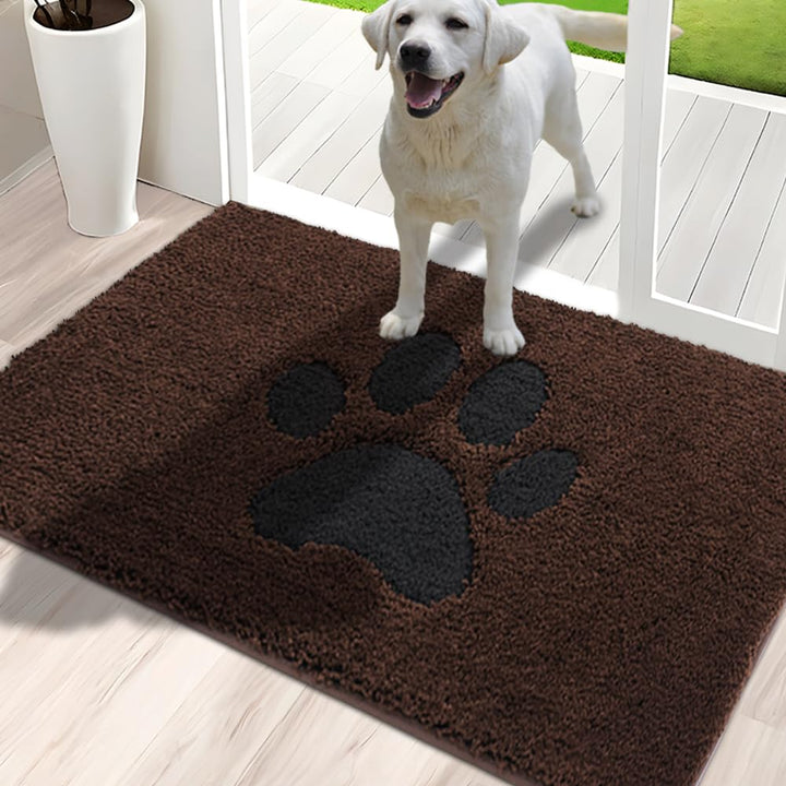 Schmutzfangmatte Türmatte für den Innenbereich 80 x 120 cm, rutschfeste waschbare Matte, flache Inne
