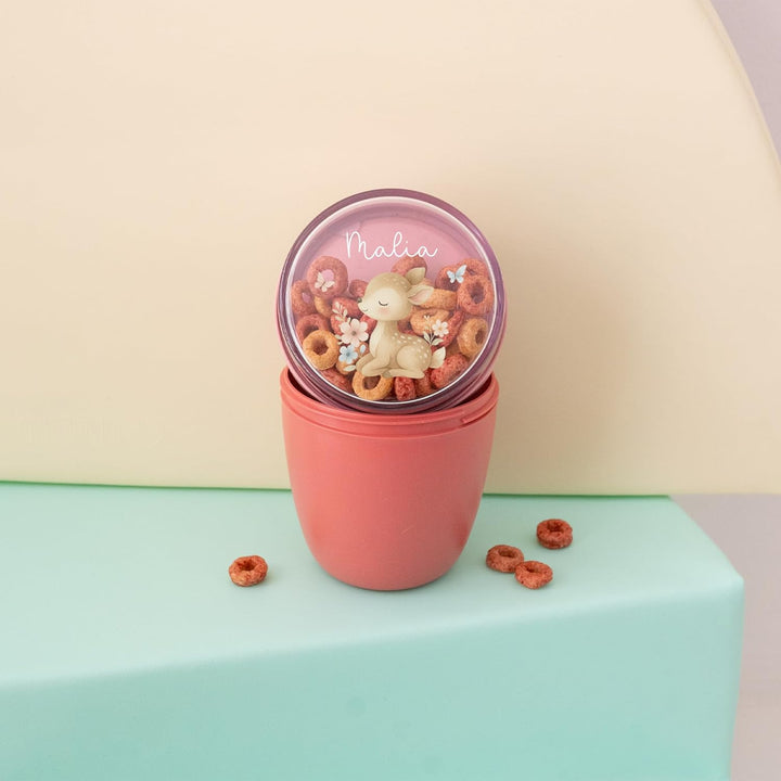 Mepal Müslibecher personalisiert, Pot Joghurtbecher, to go Becher, Geeignet für Tiefkühler, Mikrowel