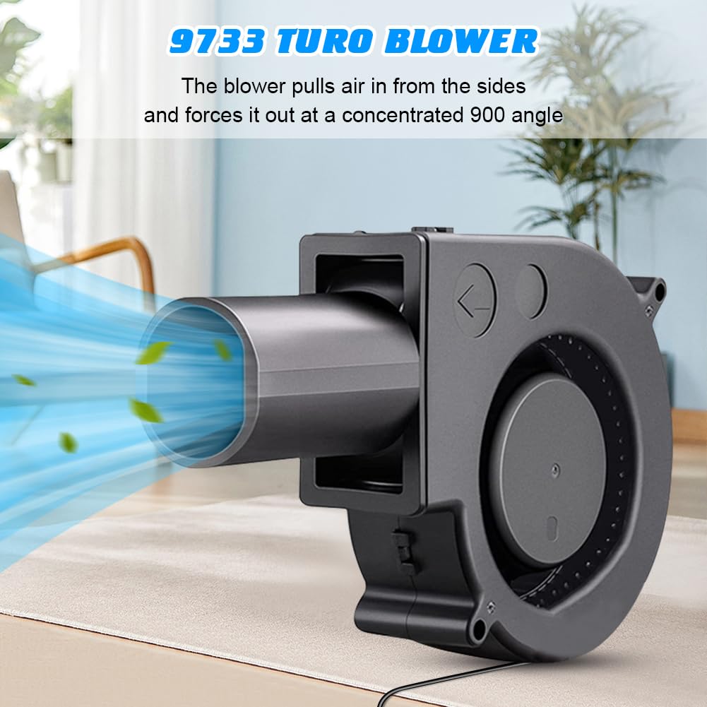 Radiallüfter 230v Regelbar,AC Radial Lüfter mit drehzahlregler,Gebläse Lüfter 97mm Turbinen,Turbinen