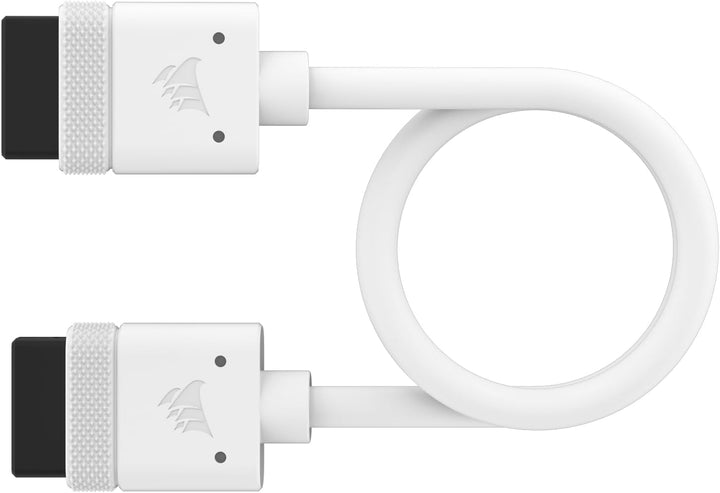 Corsair iCUE LINK Kabel - 2X 200mm Gerade - Weiss