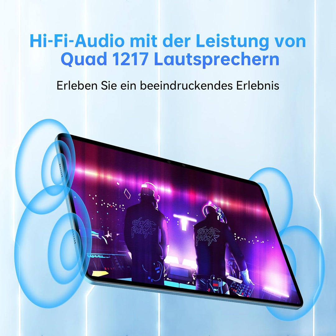 OUKITEL OT5S Tablet 12 Zoll - 2024 Neueste Android 14 Tablet 24GB RAM+256GB ROM(2TB TF) Gaming Table
