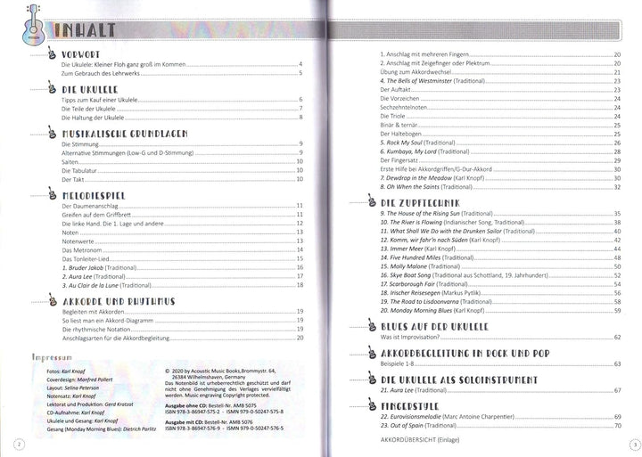 Spielend Ukulele lernen - Die Ukulelenschule für Jugendliche und Erwachsene - Lehrbuch mit CD und Pl