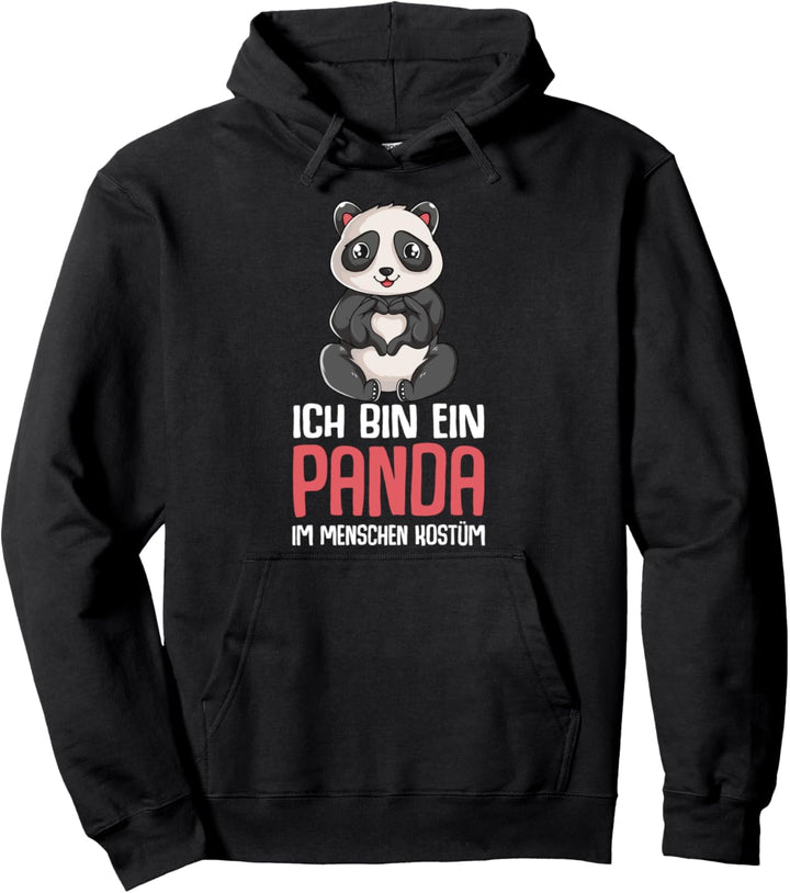 Panda Kostüm Pandabär Mädchen Damen Kinder Pullover Hoodie