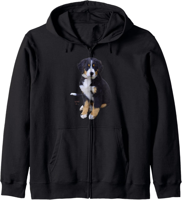 Berner Sennenhund Shirt Bernen Mama Papa Hund Haustier Liebe Kapuzenjacke