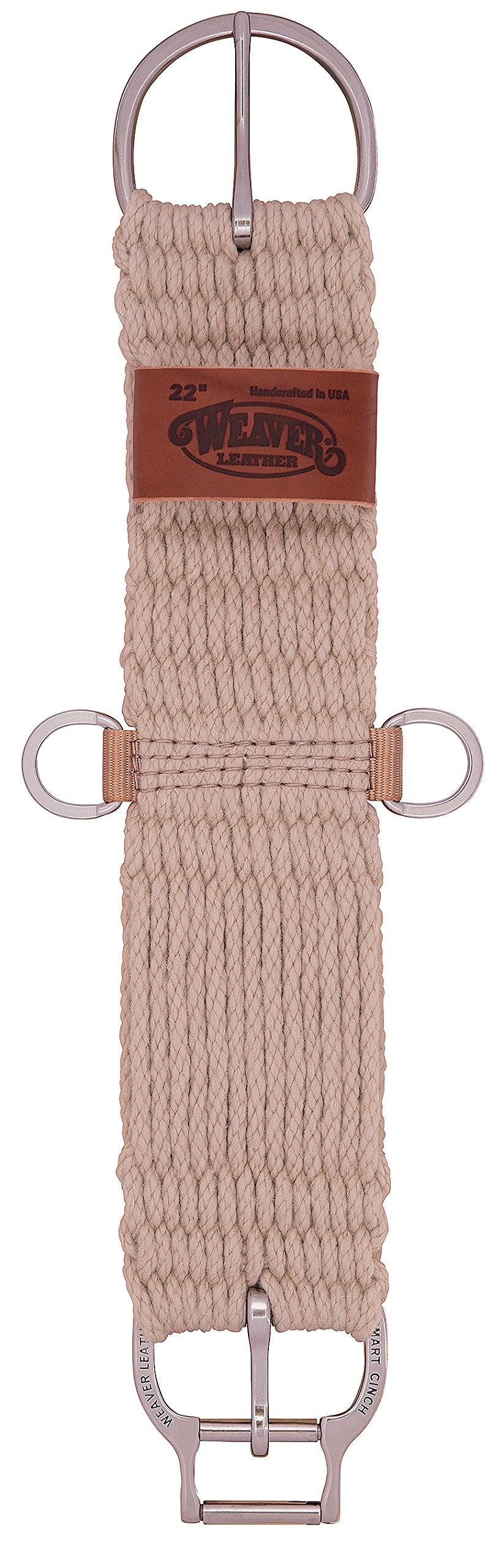Weaver Leather Mohair-Mischung, 27 Stränge, gerade, Smart Cinch, Hautfarben 55,9 cm (22 zoll), Hautf